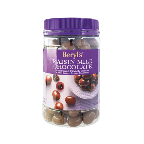 Beryl’s Raisin Coated With Milk Chocolate 450g